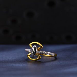 22KT Gold CZ Hallmark Exclusive Ladies Ring LR1182