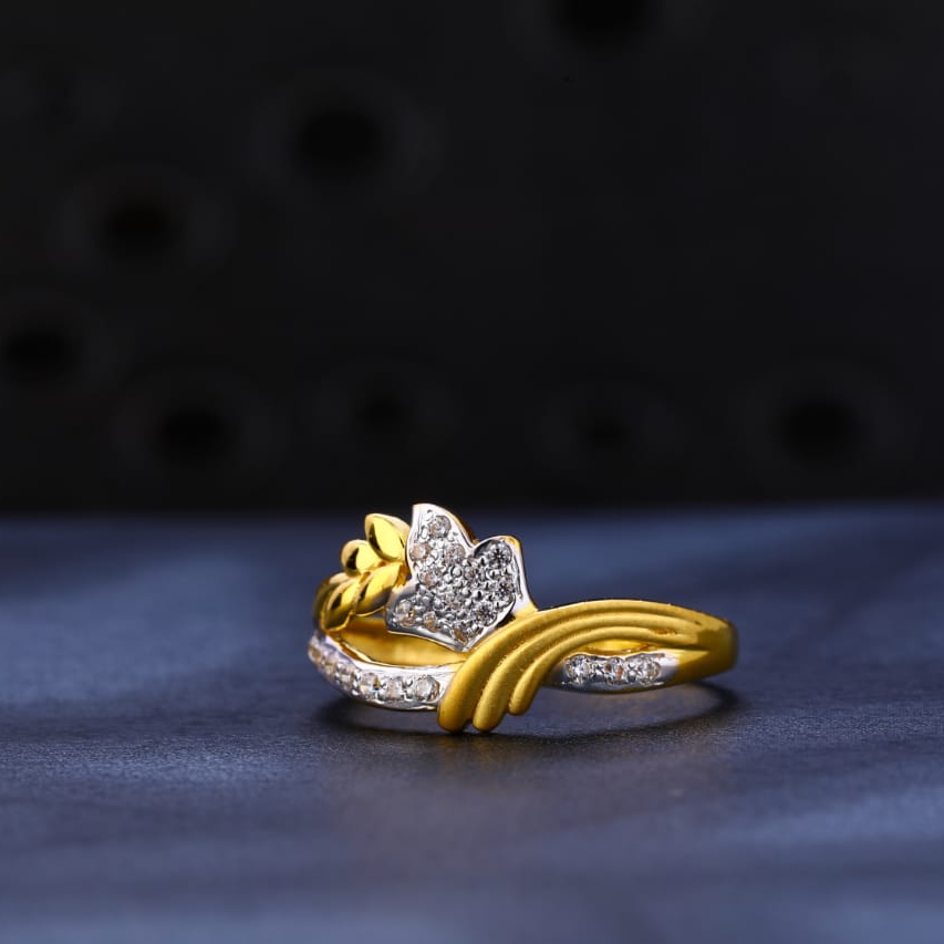 22KT Gold Hallmark Classic Ladies Ring LR1161