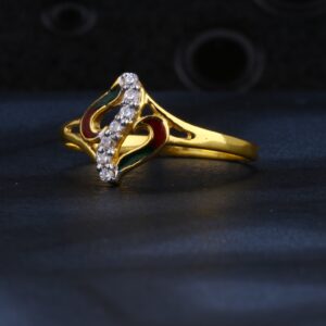 22CT  Gold Stylish Women's Ring LR1528