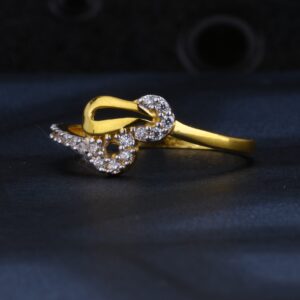 22CT CZ Gold Exclusive Ladies Ring LR1518