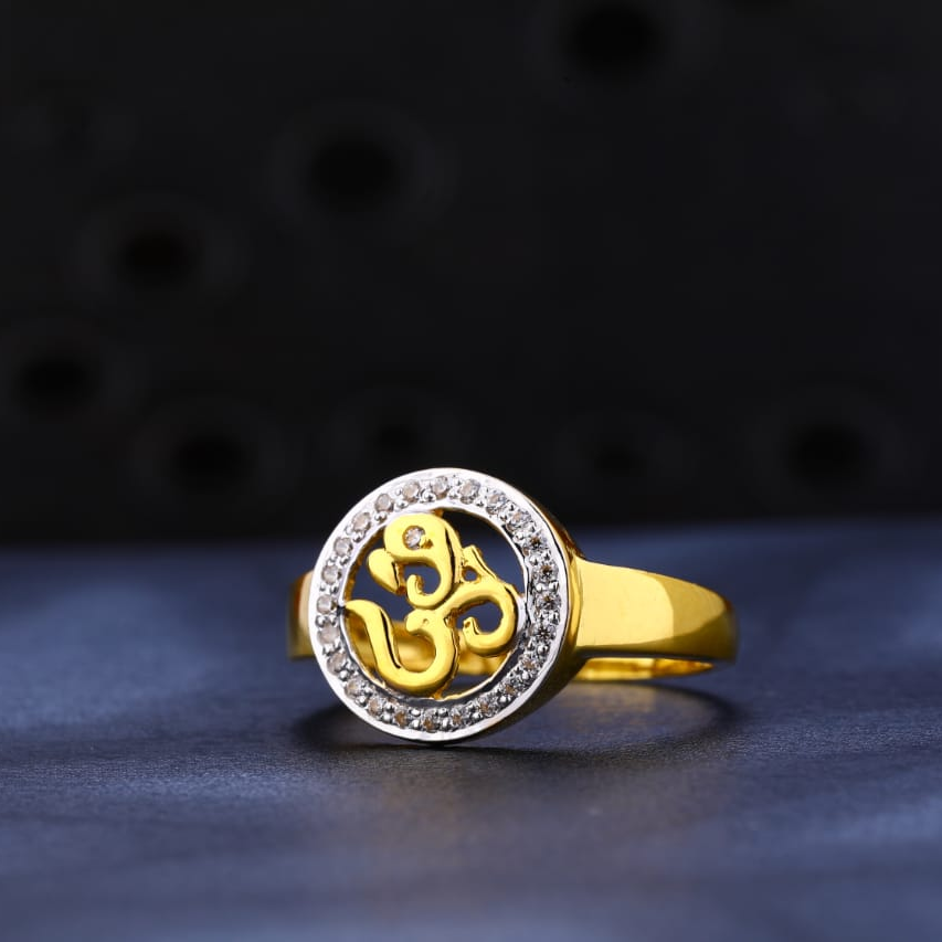 916 Gold CZ Stylish Ladies Ring LR1143