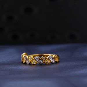 916 Gold CZ Designer Ladies Ring LR1138