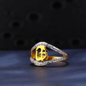 916 Gold CZ Ladies Ring LR1136
