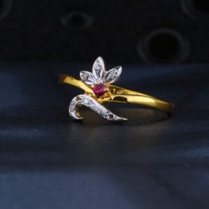 22KT Gold CZ Hallmark Gorgeous Ladies Ring LR1359