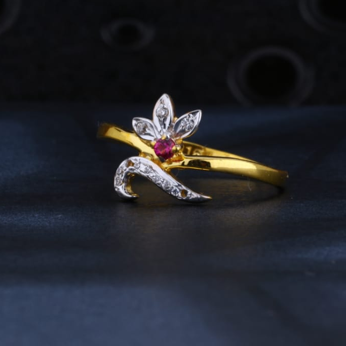 22KT Gold CZ Hallmark Gorgeous Ladies Ring LR1359