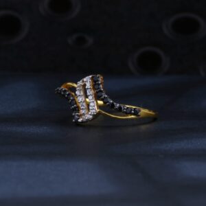 22KT Gold CZ Hallmark Ladies Ring LR1364
