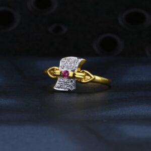 916 Gold CZ Hallmark Ladies Ring LR1373
