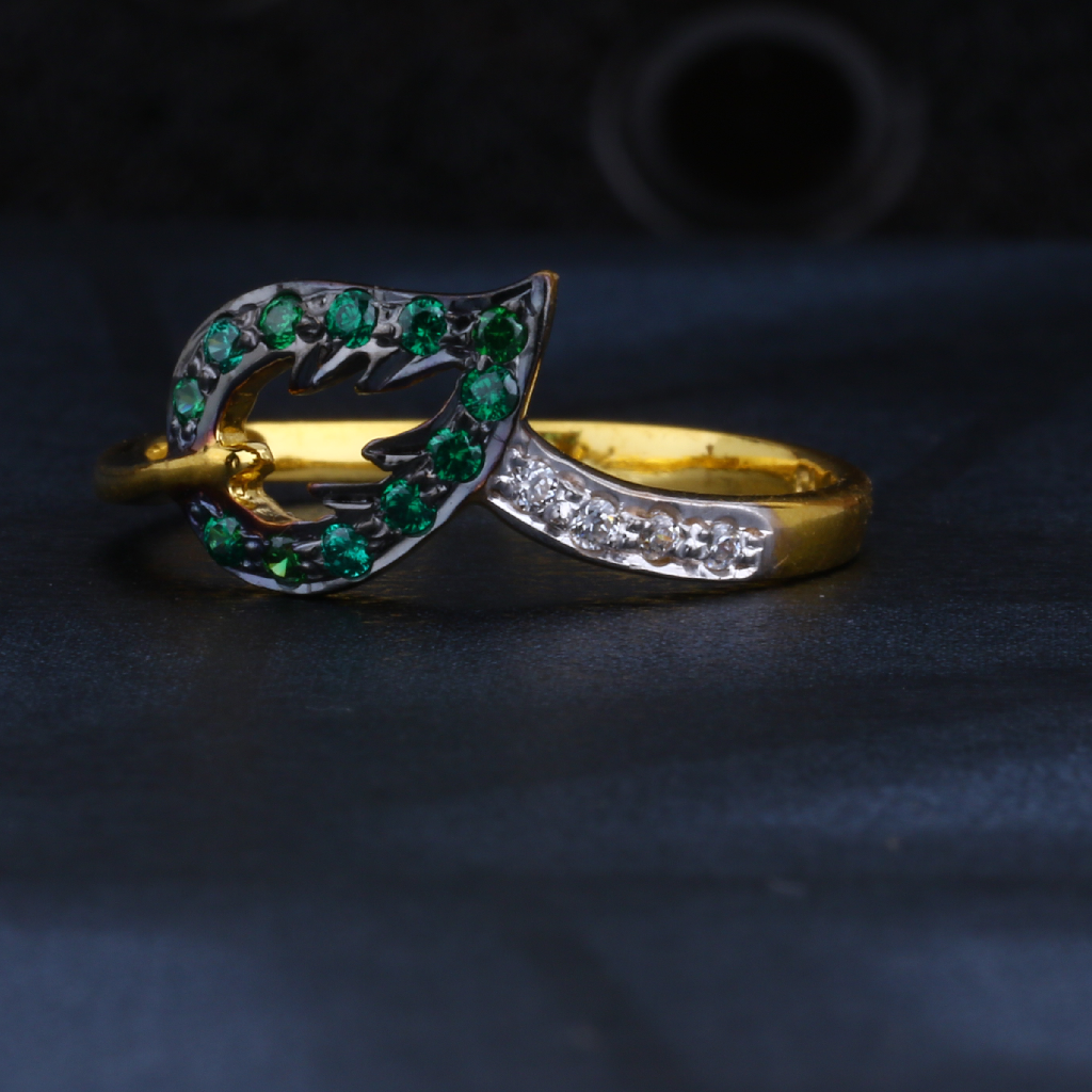22CT CZ Gold Hallmark Exclusive Women's Ring LR1352