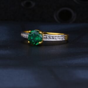 22CT Gold Ladies Stylish CZ Ring LR1347