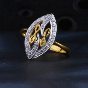 22CT Gold Ladies Exclusive CZ Ring LR1343