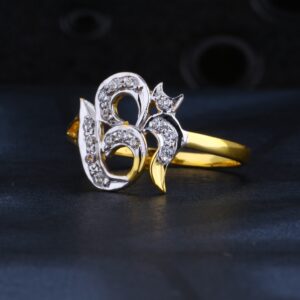 22CT Gold Ladies Delicate CZ Ring LR1342