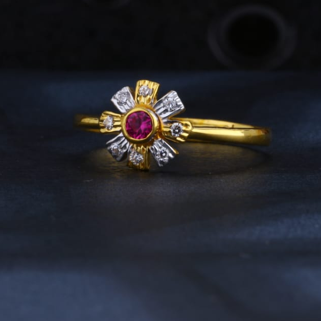 916 Gold CZ Ladies Gorgeous Ring LR1382