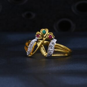 22CT Gold CZ Exclusive Women's Ring LR1335