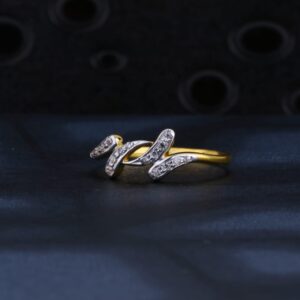 916 Gold CZ Ladies Exclusive Ring LR1384