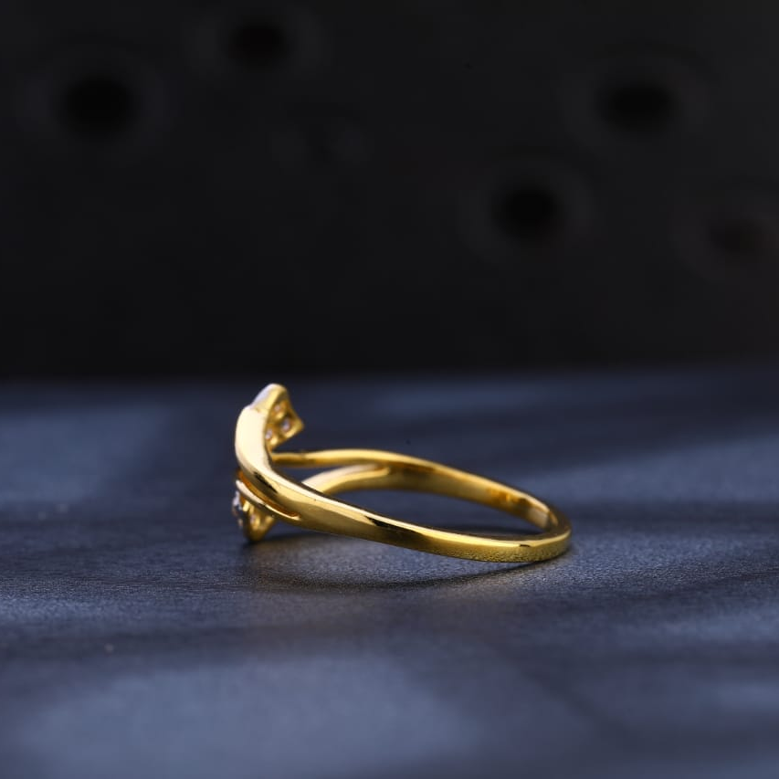 22KT Gold CZ Ladies Gorgeous Ring LR1055 - Image 2