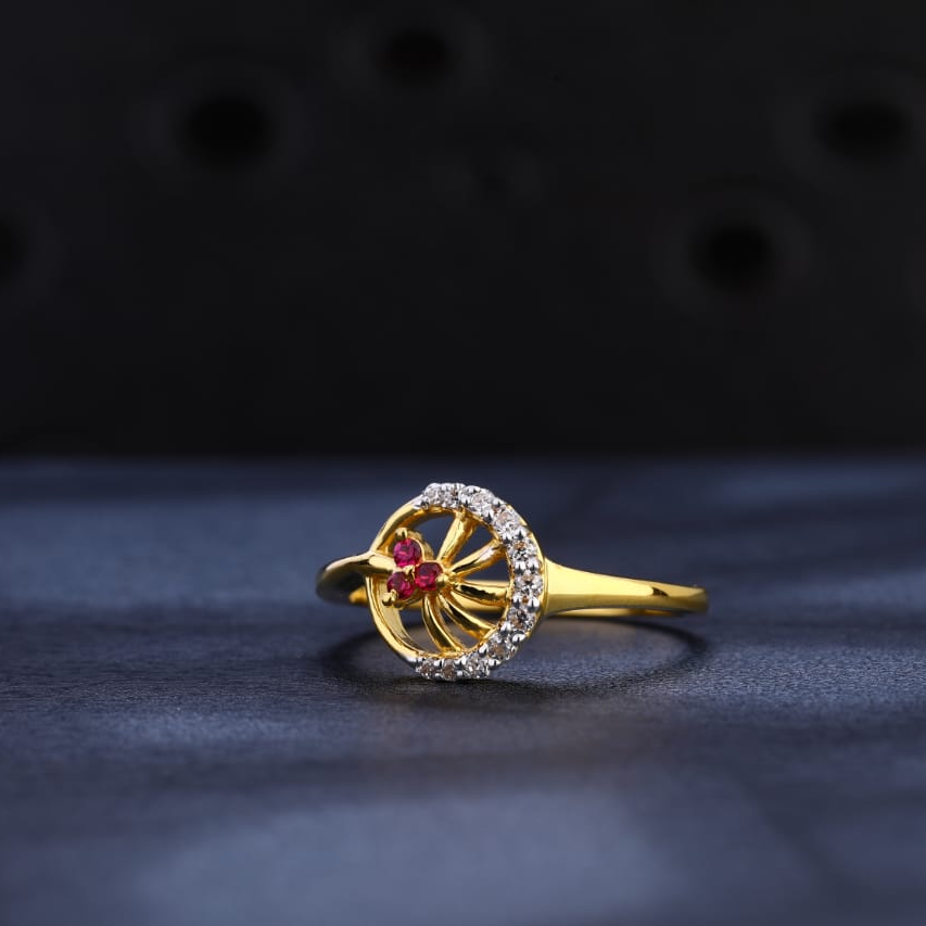 22KT Gold Ladies Delicate Ring LR1044