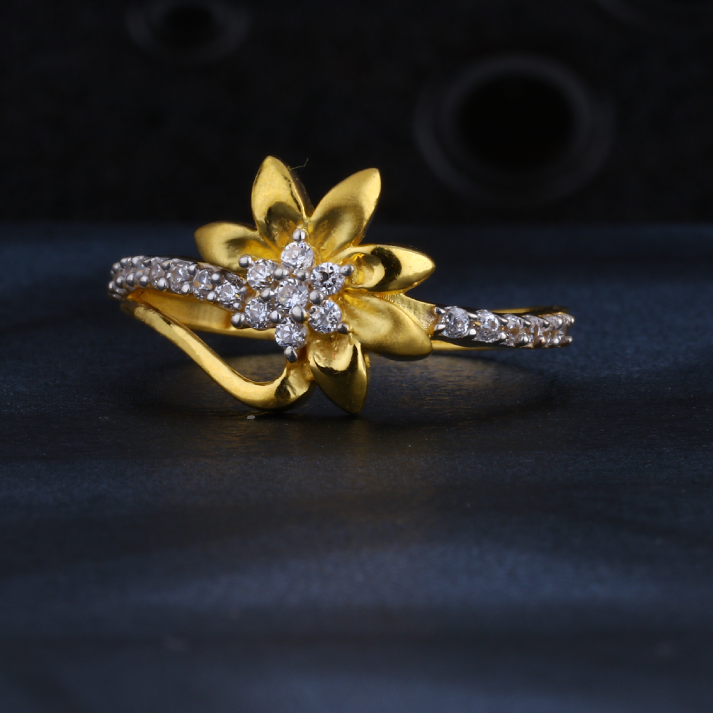 22CT CZ Gold Hallmark Gorgeous Women's Ring LR1321