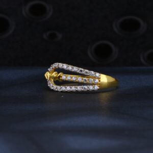 22CT CZ Gold Hallmark Fancy Women's Ring LR1320