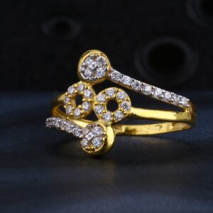 22CT CZ Gold Fancy Women's Ring LR1307