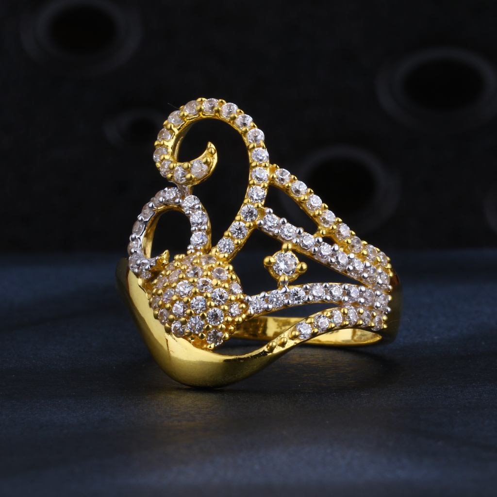 22CT Gold Hallmark Classic Ladies Ring LR1295