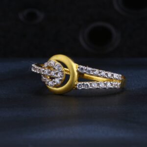 22CT Gold Hallmark Ladies Ring LR1294