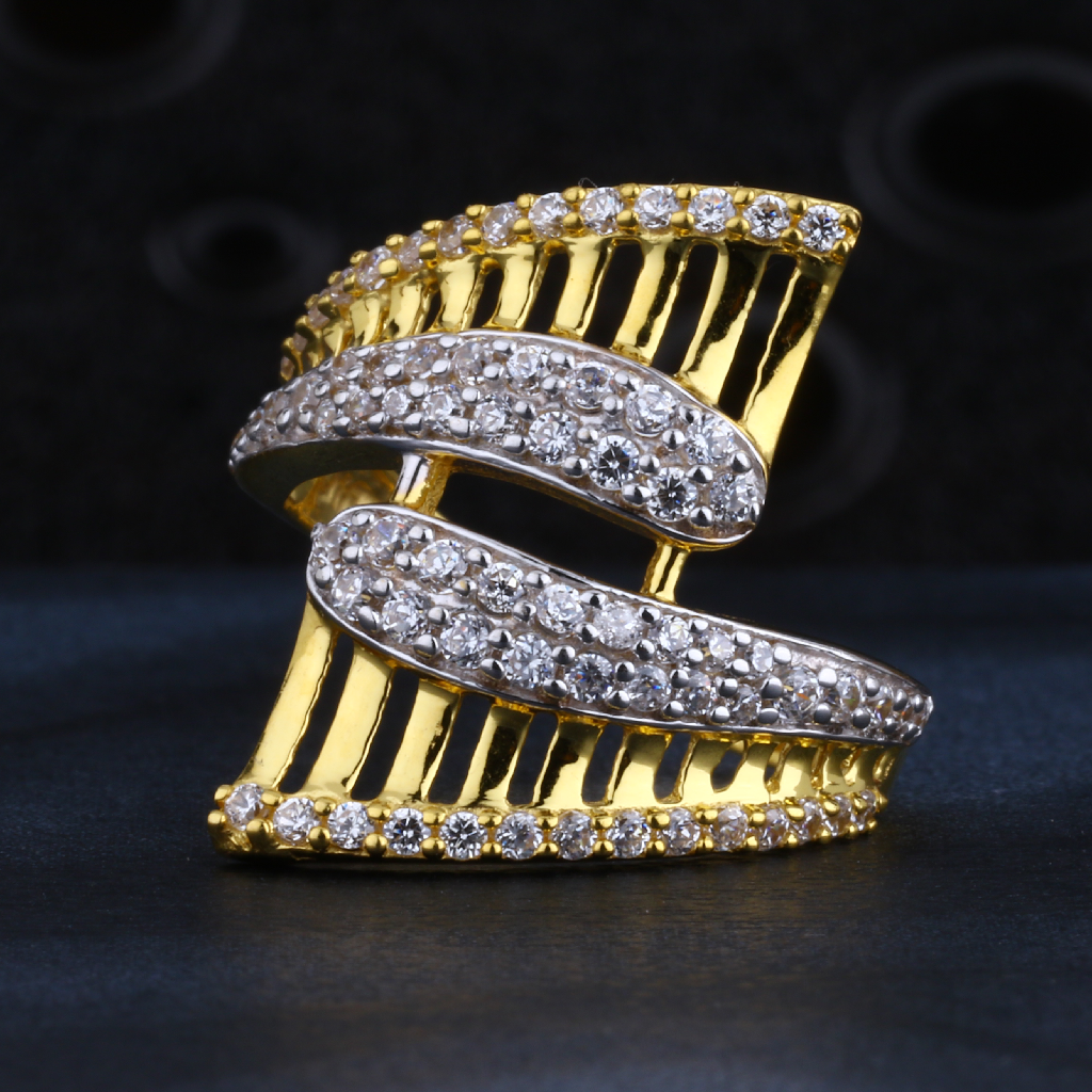 22CT Gold Stylish Women's Ring LR1293