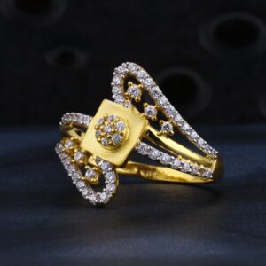 22CT Gold Designer Women's Ring LR1288