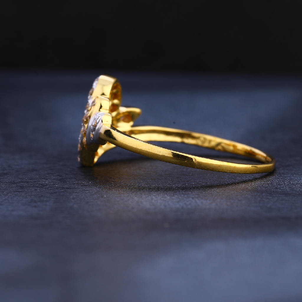 22CT Gold CZ Gorgeous Ladies Ring LR1133 - Image 2