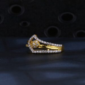 916 Gold CZ Ladies Gorgeous Ring LR1476