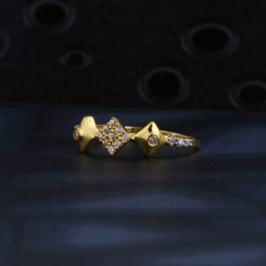 22KT Gold CZ Ladies Gorgeous Ring LR1491