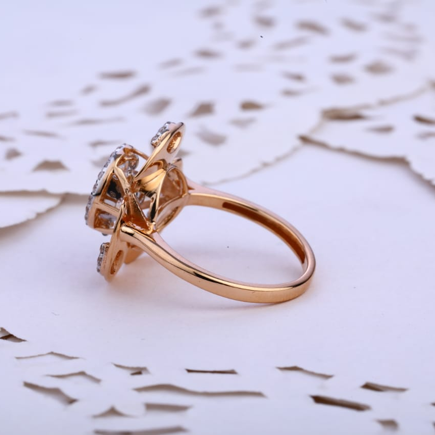 18kt rose gold hallmark exclusive ladies ring rlr709 - Image 2