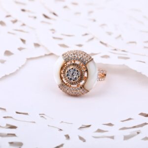18KT Rose Gold Exclusive Ladies Ring RLR869