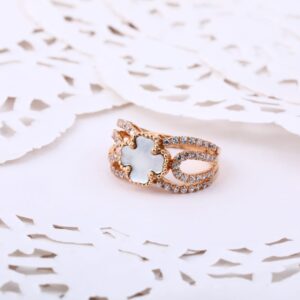 18KT Rose Gold Ladies Ring RLR865