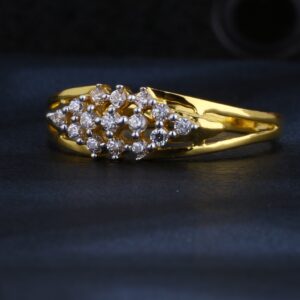 22KT Gold CZ Ladies Ring LR1407
