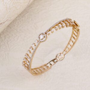 750 rose Gold Ladies Exclusive Kada Bracelet RLKB327