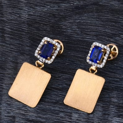 750 Rose Gold Hallmark Stylish Ladies Necklace set RN332 - Image 2