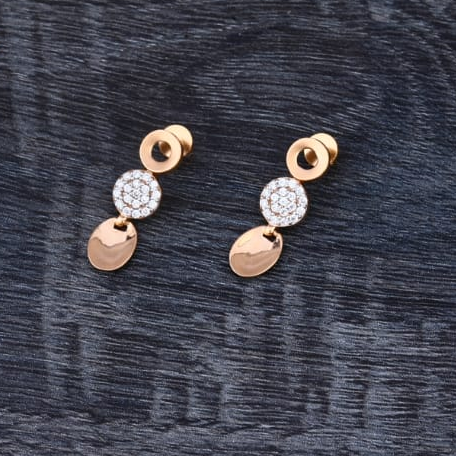 750 Rose Gold Necklace set RN340 - Image 2