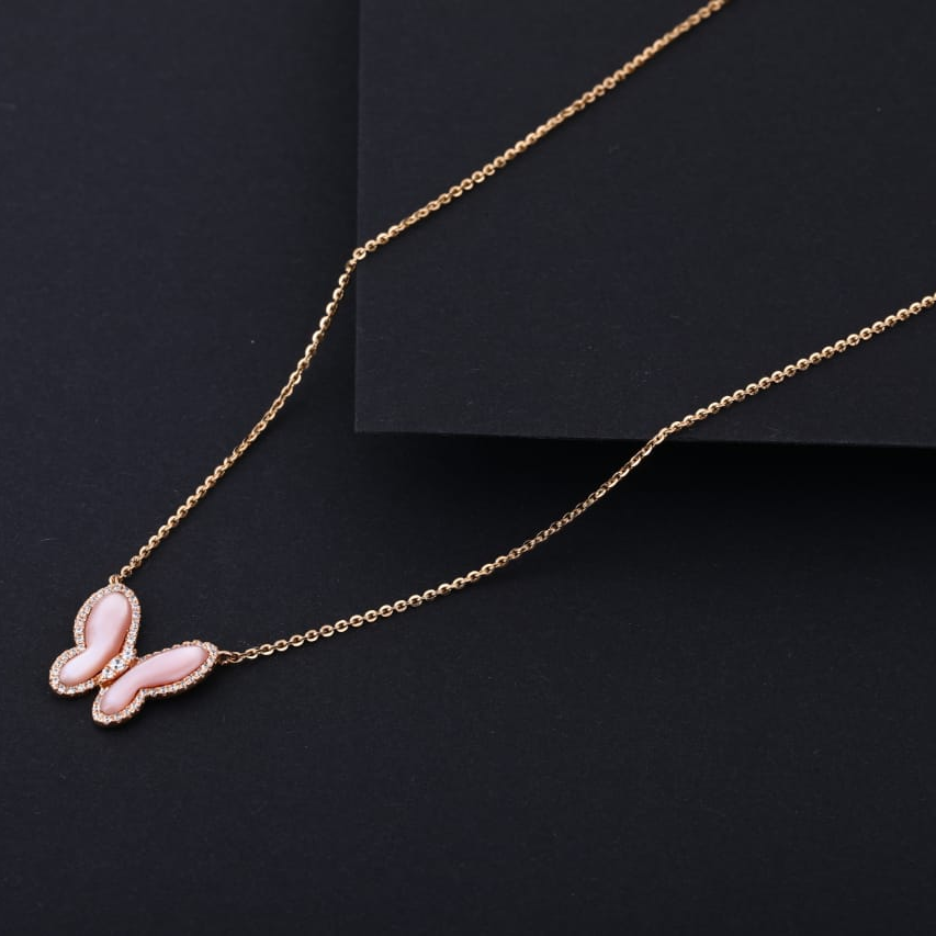 750 Rose Gold Ladies Designer Tanmaniya RTM389