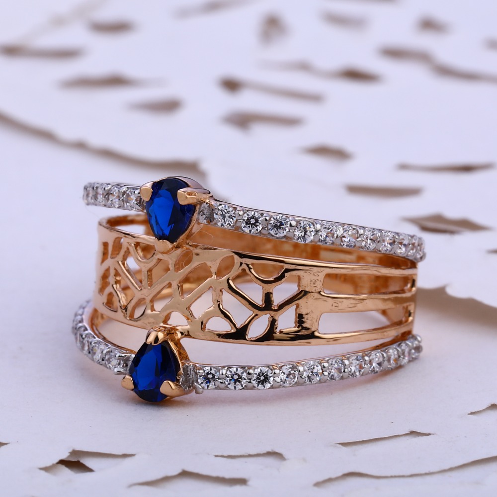 18CT  Rose Gold Hallmark Women's  Ring RLR772