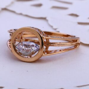 18KT Rose Gold Hallmark Exclusive Women's Ring RLR761