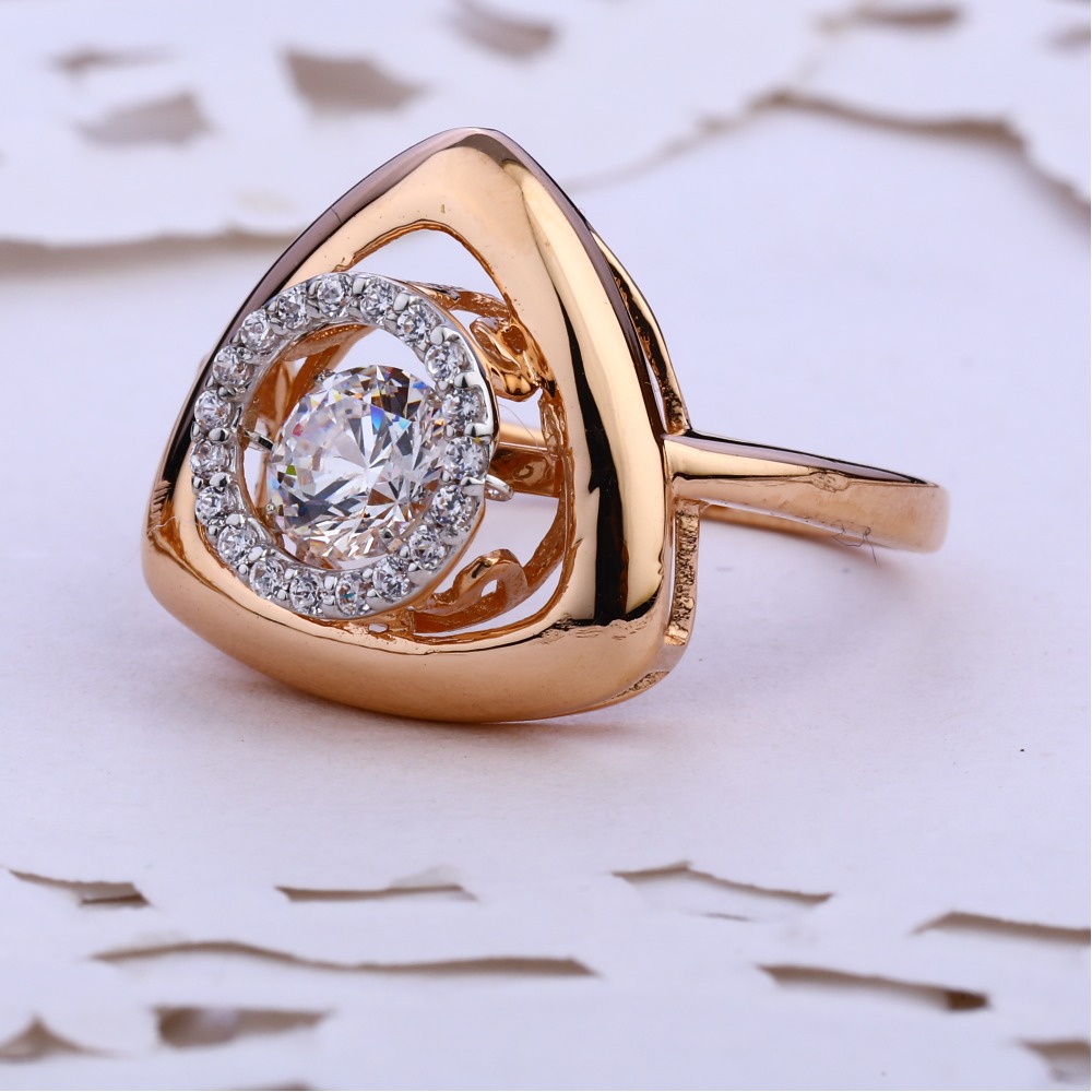 18KT Rose Gold Hallmark Women's Ring RLR756