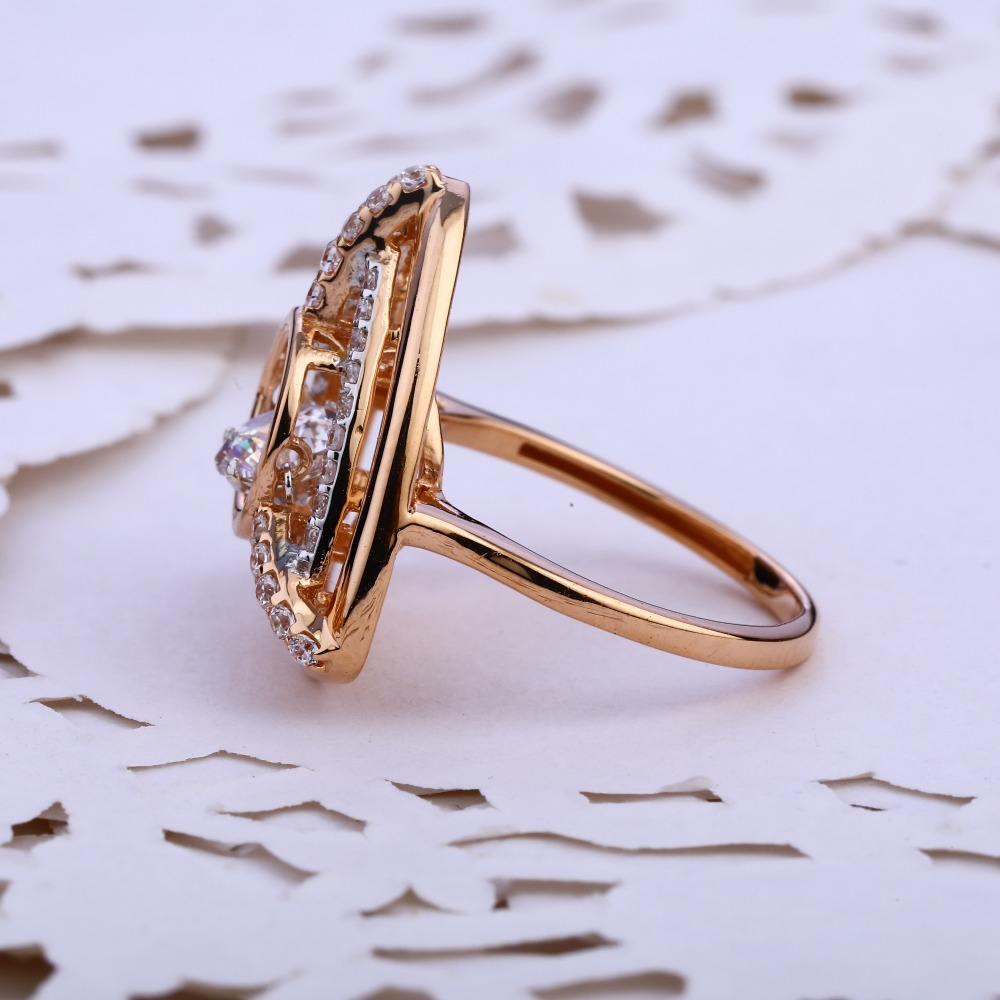 18KT Rose Gold Gorgeous Ladies Ring RLR754 - Image 2