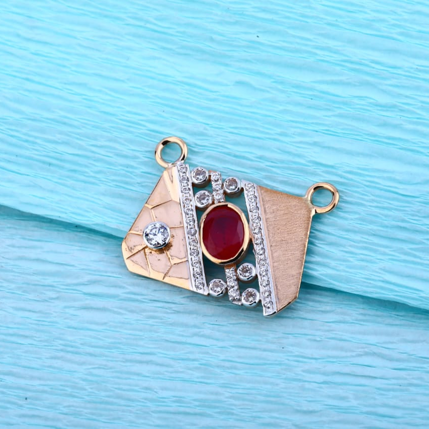 18KT Rose Gold Fancy Mangalsutra Pendant RMPN127