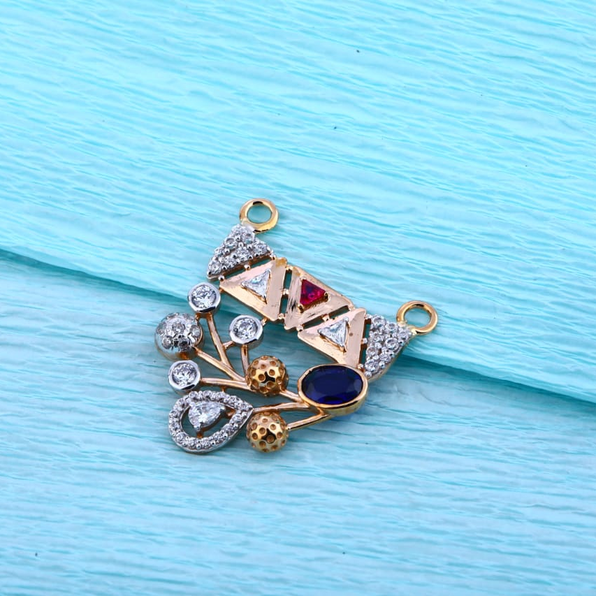 18KT Rose Gold Mangalsutra Pendant RMPN128