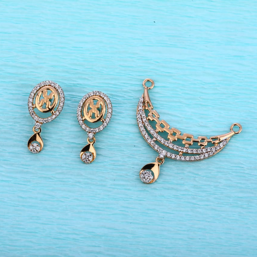 750 Rose Gold Hallmark Mangalsutra Exclusive Pendant RMPN140
