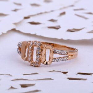 18KT CZ  Rose Gold Gorgeous Hallmark Ring RLR849