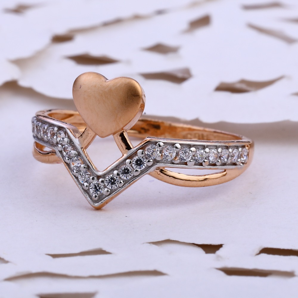 18KT CZ  Rose Gold Exclusive Hallmark Ring RLR845