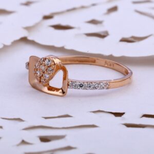 18KT CZ  Rose Gold Exclusive Hallmark Ring RLR845