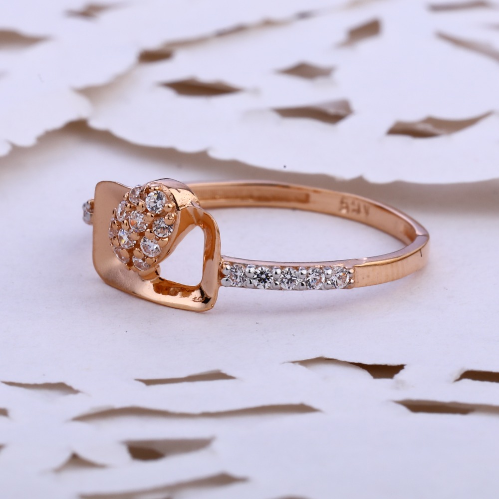 18KT CZ  Rose Gold Exclusive Hallmark Ring RLR845