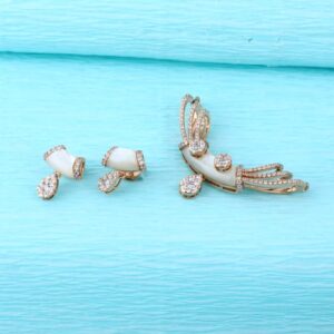 750 Rose Gold Mangalsutra Fancy Pendant RMPN149
